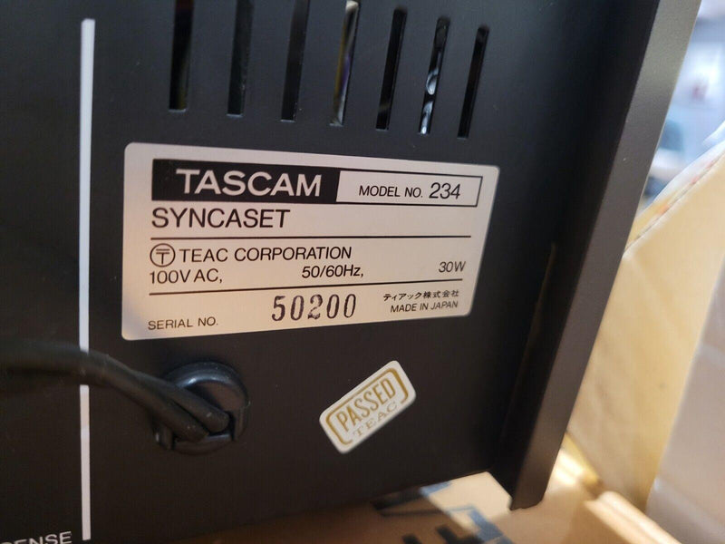 Kit de Correas para Pletina de Casete Teac-Tascam 234 SYNCASET