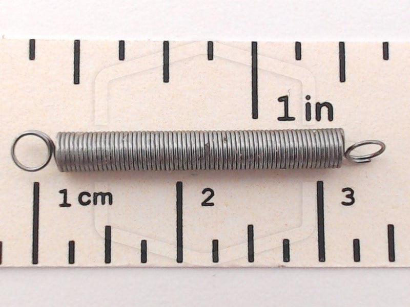 Muelle de extensión Ø = 2.8mm x TL = 16.7mm x TK = 0.32mm