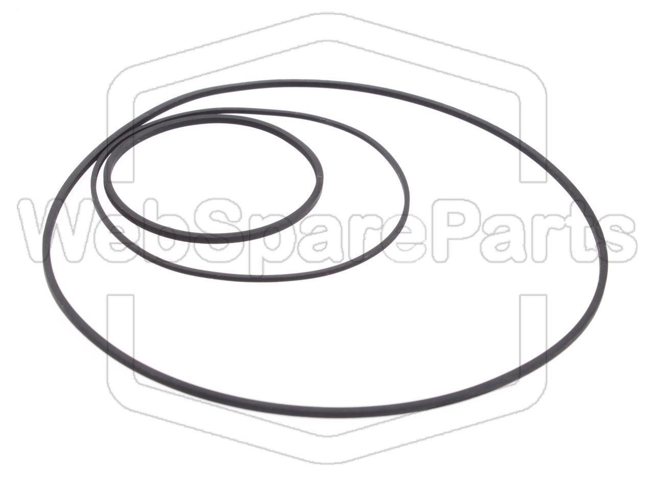 Kit de Correas (Version 1) para Platina Cassette Deck Akai GX-C44D