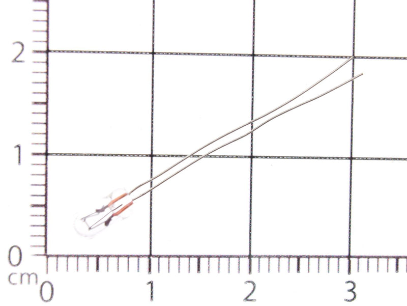 Lámpara incandescente 28 voltios DC 24 mA Ø 3,15 mm; L: 6,35 mm 