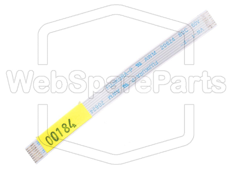 8 Pins Cable Plano L=105mm W=9.13mm