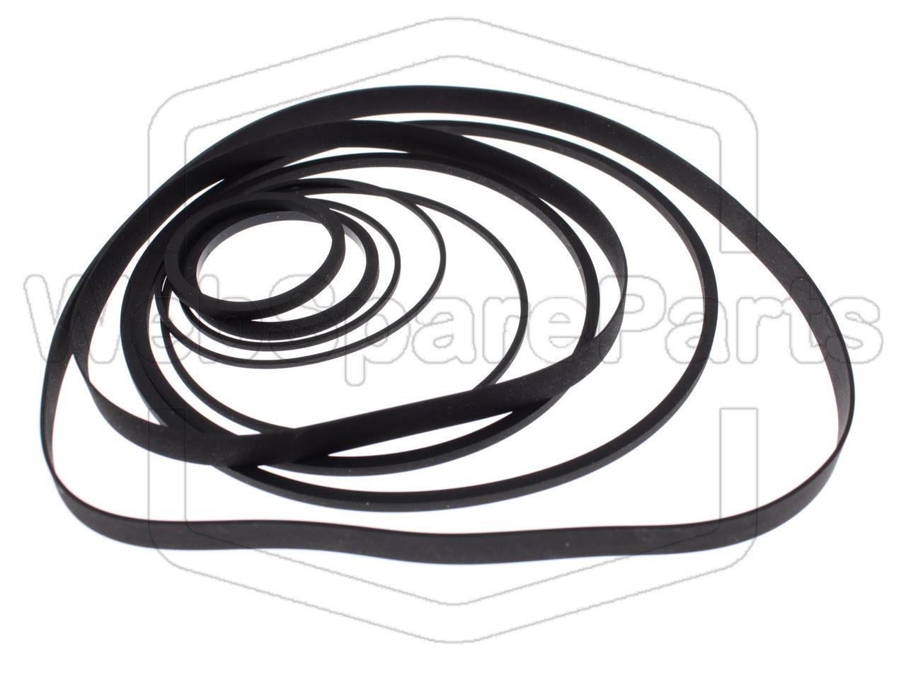 Belt Kit For Video Cassette Recorder Sharp VC-7700