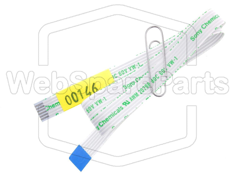 6 Pins Flat Cable L=485mm W=9.10mm