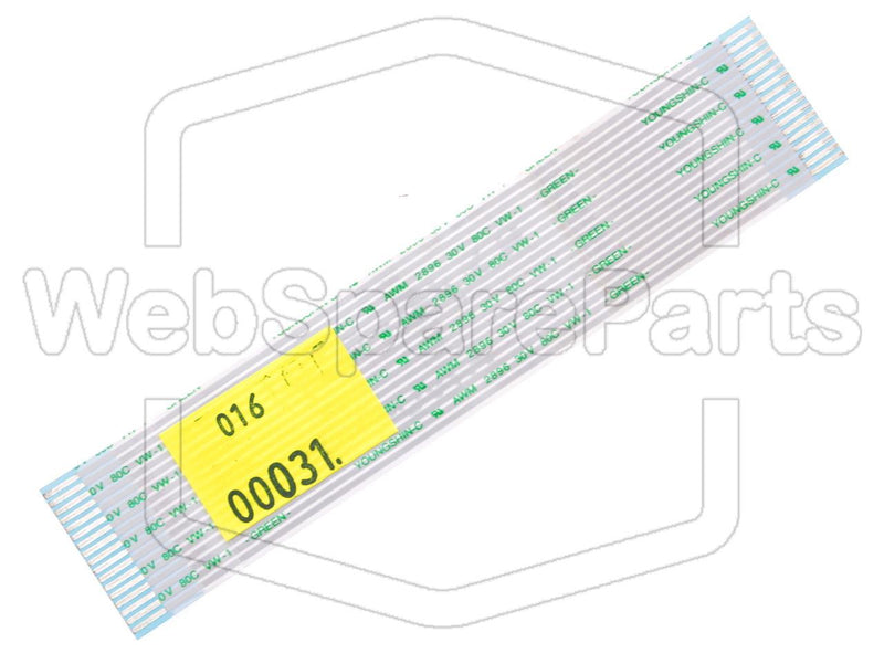 17 Pins Flat Cable L=109mm W=22.43mm