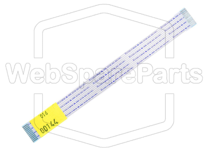 12 Pins Cable Plano invertido L=160mm W=16.4mm