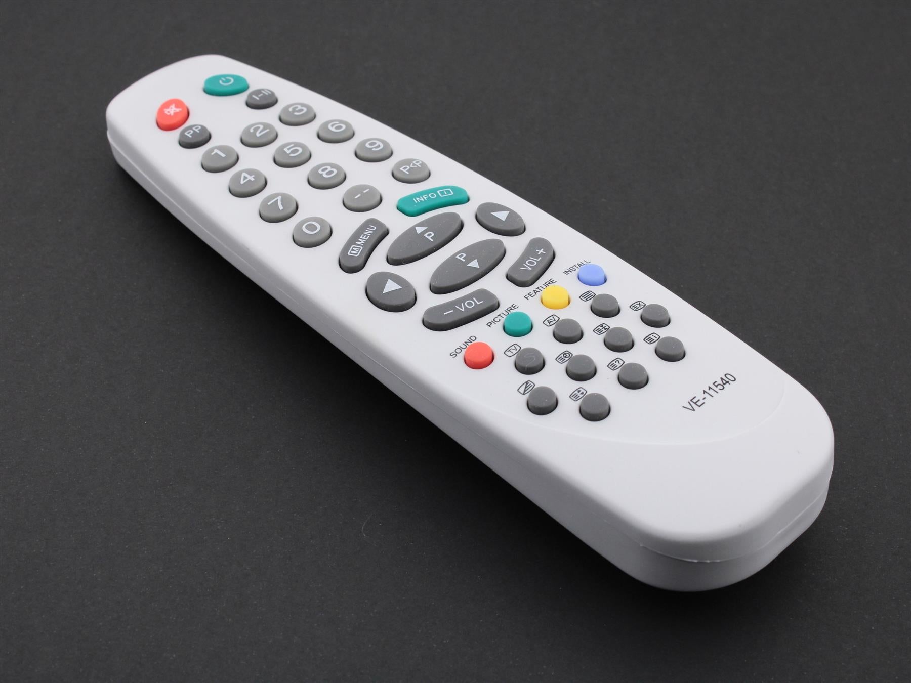 Replacement TV Remote Control for RC1540