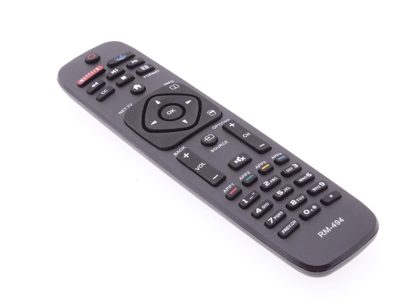 Telecomando-Comando TV Para Philips RM-494 NETFLIX