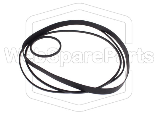 Kit de correas para videograbador – NEC PVC-TL50E Betamax