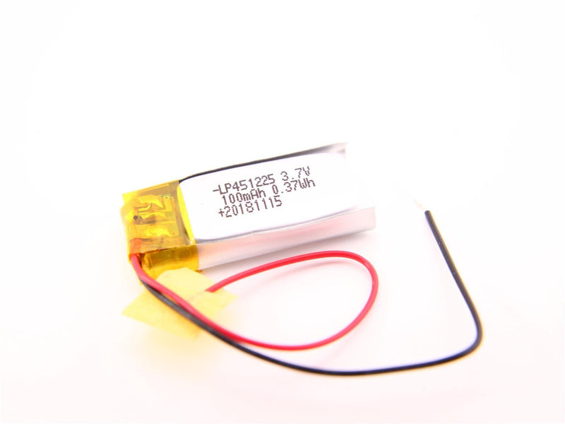 Batería Li-Po 3,7 V 100 mAh LP451225 