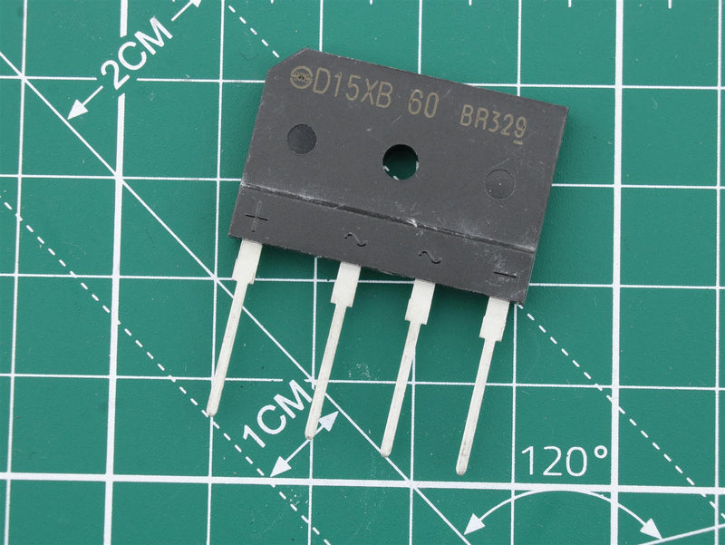 Puente Rectificador 15A 600V - D15XB60-7000