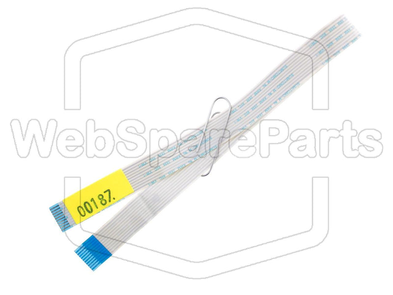 10 Pins Cable Plano L=287mm W=11.10mm