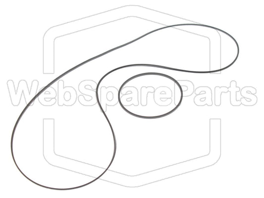 Kit de correas para autoradio vintage con casete – Pioneer KE-6000