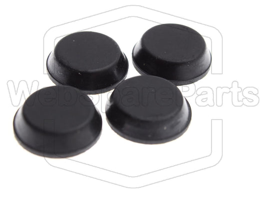 Patas de goma para Bang & Olufsen Beocord 1600 Type: 2661, 2662 (1981-1982)