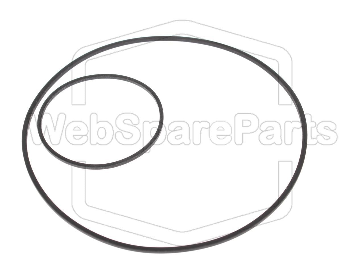 Kit de correas para radiocasete – Grundig C 4200 Automatic mono