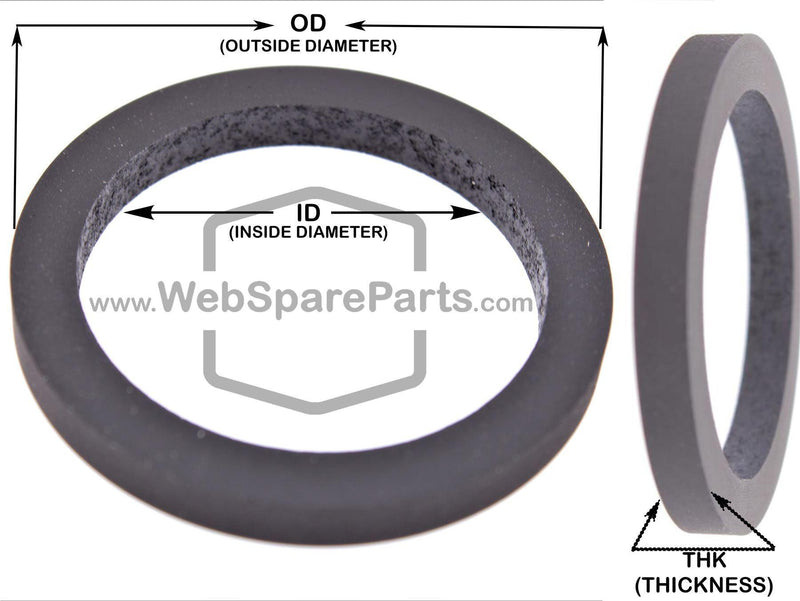 26.0 x 22.0 x 2.5 mm; Idler Tire OD = 26.0 mm ID = 22.0 mm THK = 2.5 mm - WebSpareParts