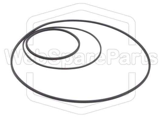 Kit de correas para pletina de casete – Akai GX-C40D– Version 1