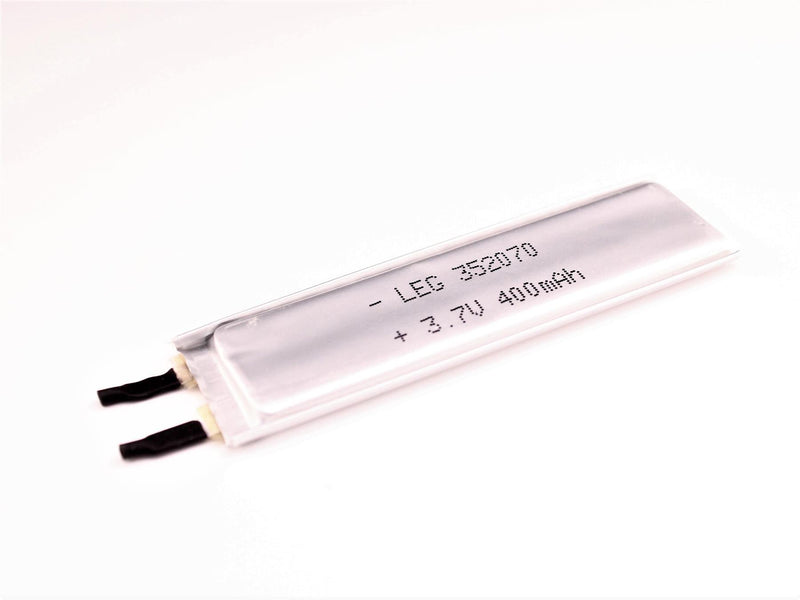 Batería Li-Po 3,7 V 400 mAh LEG352070 / LP352070 [3,5x20,0x70,0 mm] 