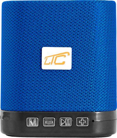 Coluna Portátil Bluetooth 3W com Rádio FM Micro SD [Autonomia até 8h] Azul