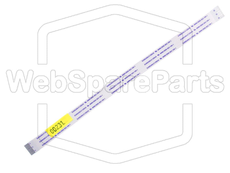 11 Pins Cable Plano L=220mm W=12.07mm