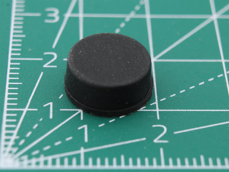 Round Rubber Foot Self-adhesive  Ø12mm; x Ø11.2mm x height 5.1mm