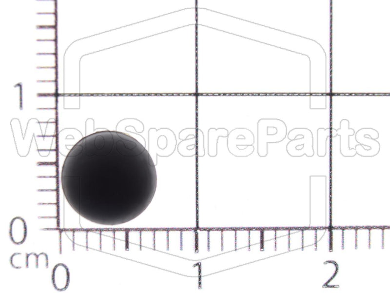 Pie de Goma Redondo Autoadhesivo Ø6,7mm x Altura 4,2mm