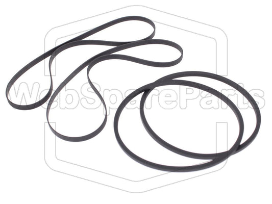 Kit de correas para pletina de doble casete – Kenwood XH-5 (XD-6000/XD-6500)