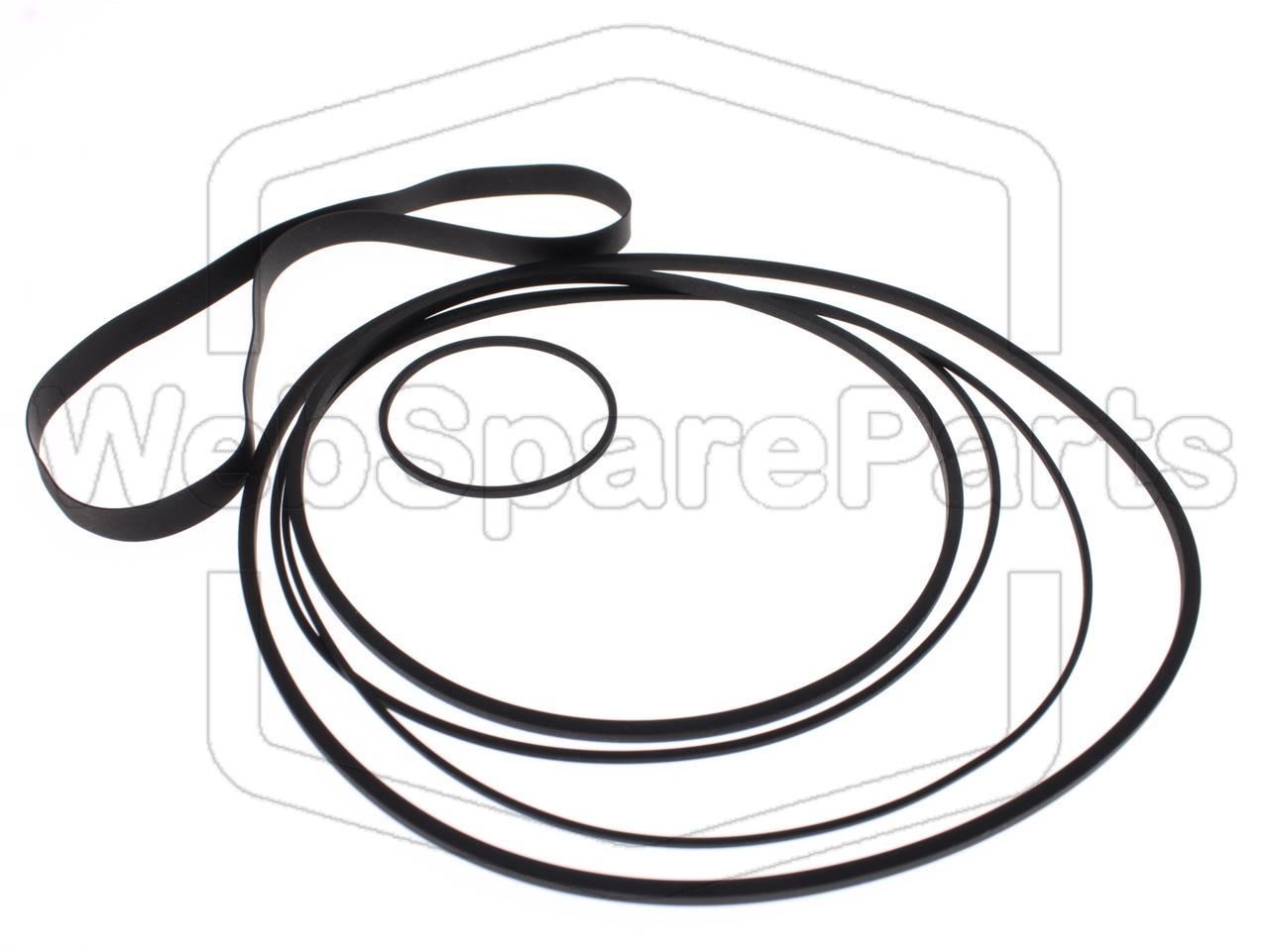 Kit de correas para videograbador – Aiwa AV-77 Betamax