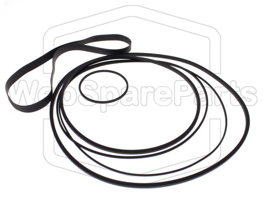 Kit de correas para videograbador – Aiwa AV-77 Betamax