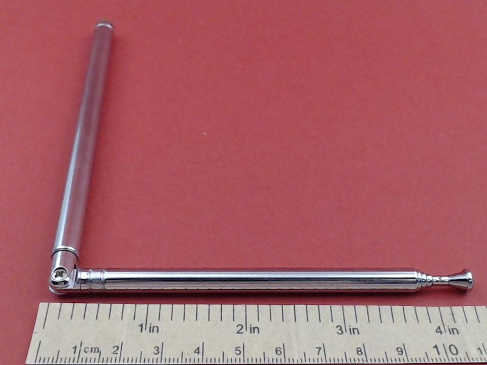 Vintage Original Grundig Hidden Retractable Antenna; 8.0 mm In: 145 mm Out: 370 mm