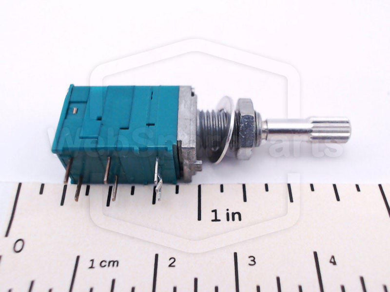 Potenciómetro para Radio de Coche 2 x 100K + Interruptor Momentáneo