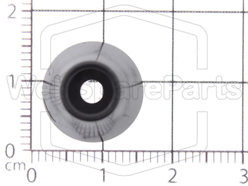 Round PVC Foot With Hole Ø3.0mm Base Ø14.8mm