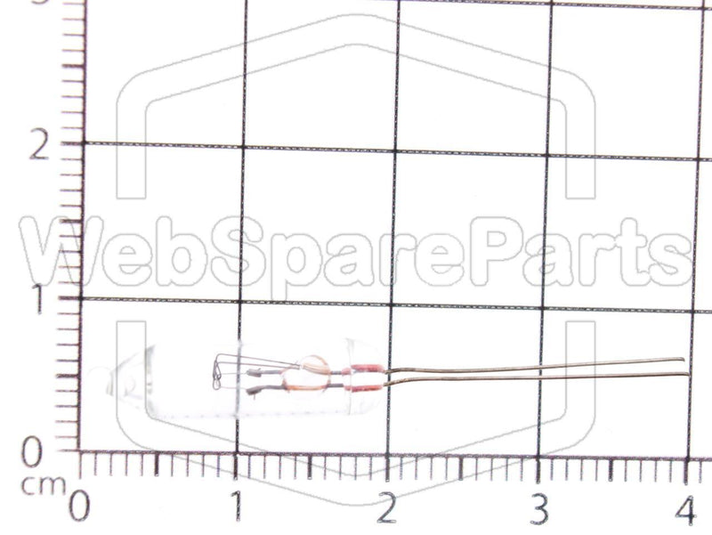 Lámpara incandescente 24 voltios 40 mA Ø 5,3 mm Longitud 19 mm 