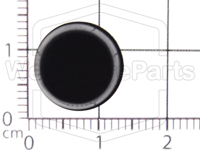 Round Rubber Foot Self-adhesive  Ø12.7mm x Ø11.5mm x height 3.8mm