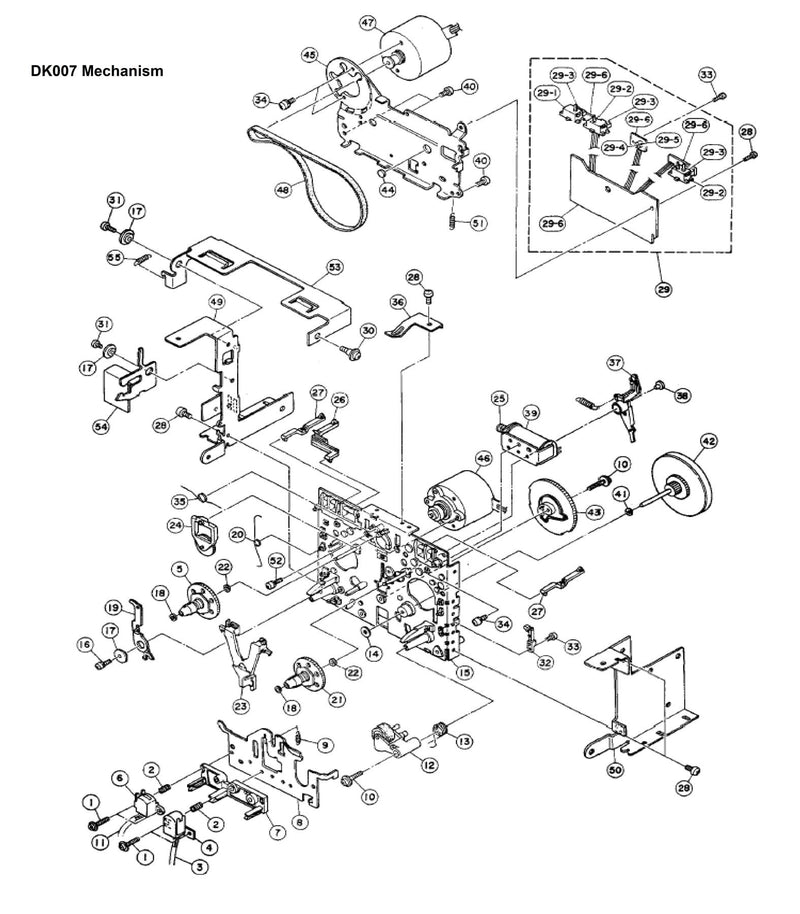 DK007 Mechanism Cassette Deck