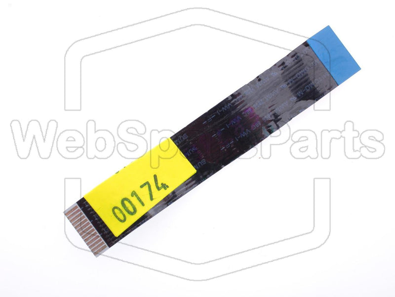 13 Pins Cable Plano invertido L=83mm W=14.10mm