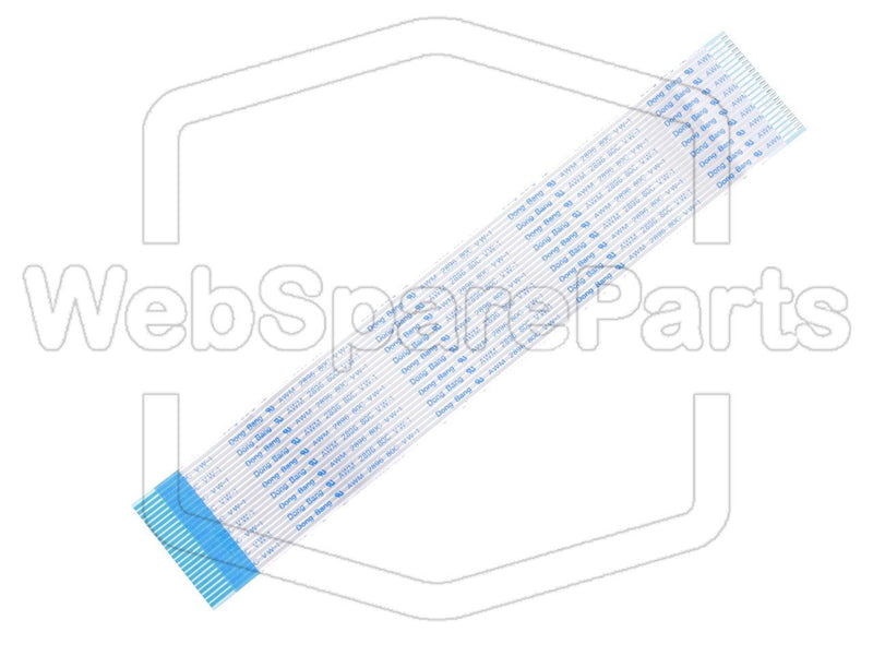 23 Pins Cable Plano invertido L=138mm W=24.30mm