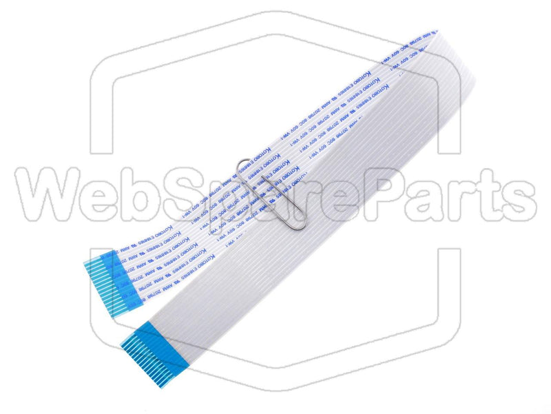 16 Pins Cable Plano invertido L=250mm W=17.20mm