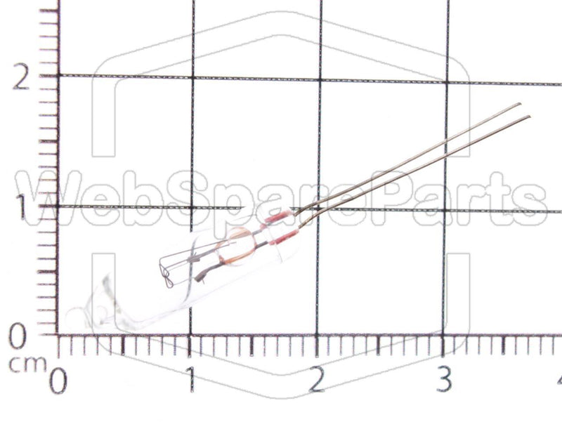 Lámpara incandescente 24 voltios 40 mA Ø 5,3 mm Longitud 19 mm 