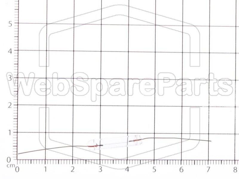 Lámpara incandescente axial 12 voltios 150 mA Ø 4 mm 