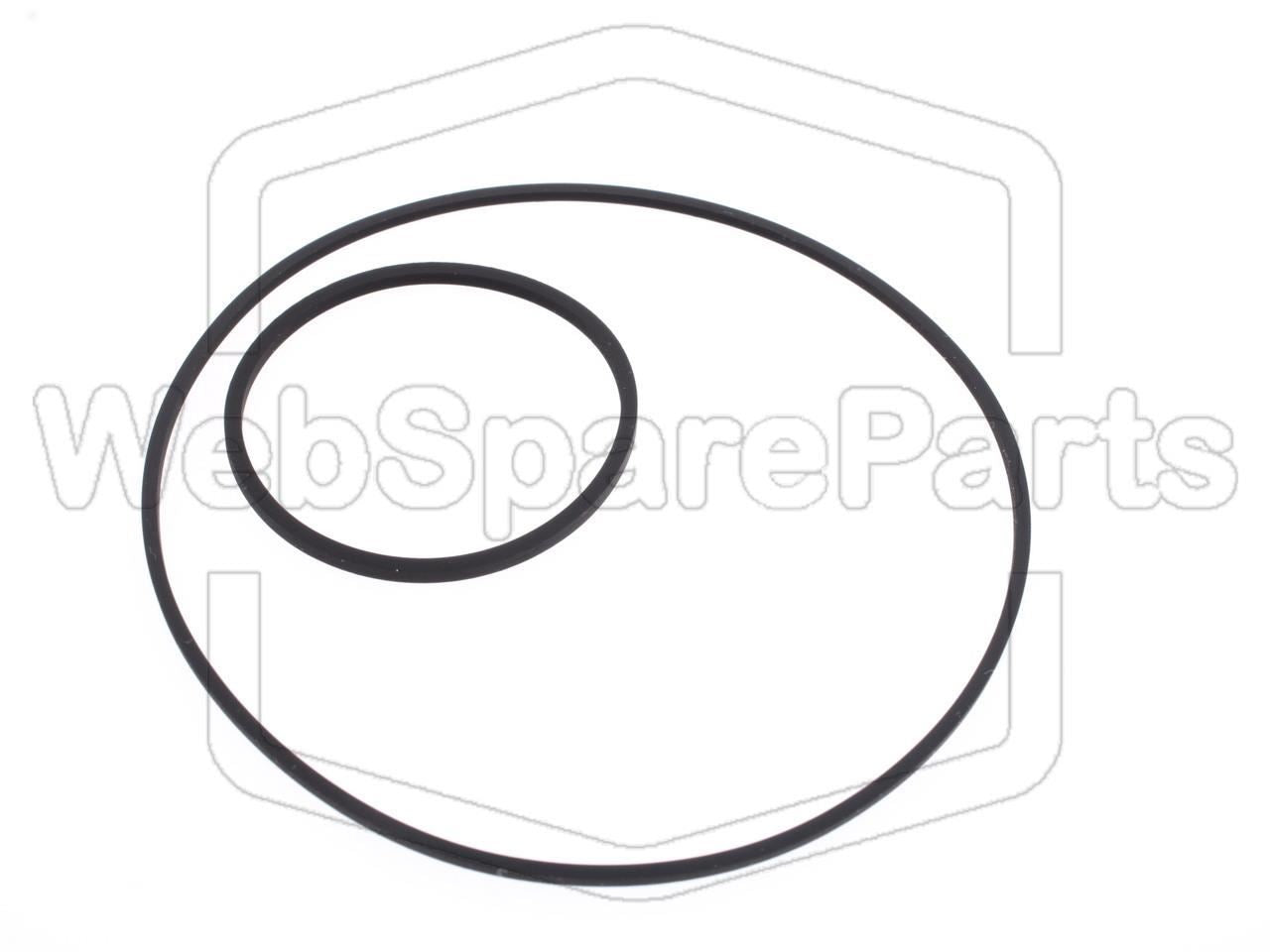 Kit de correas para tocadiscos Aiwa AP-D80