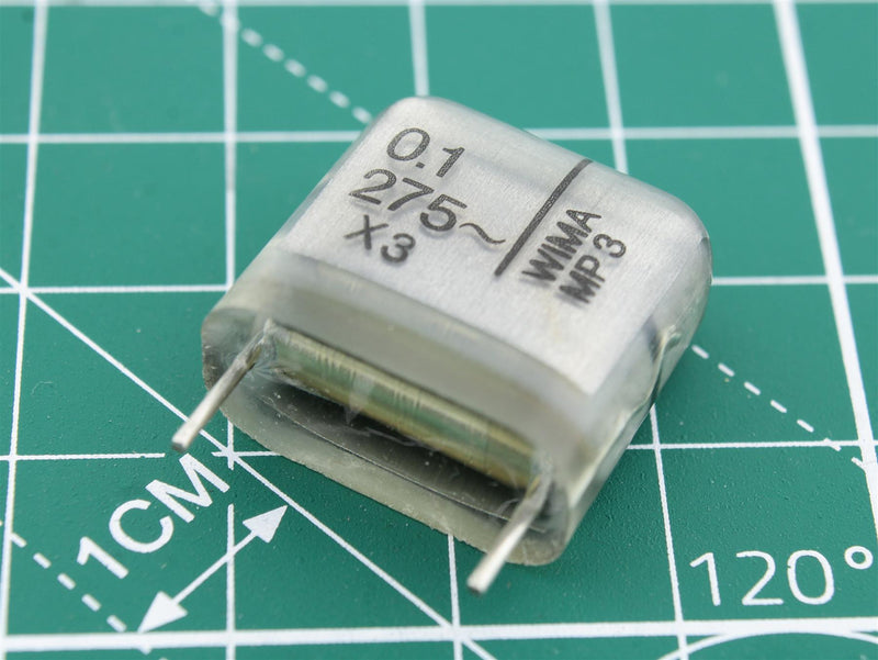 Capacitor 100nF/275VAC WIMA MP3