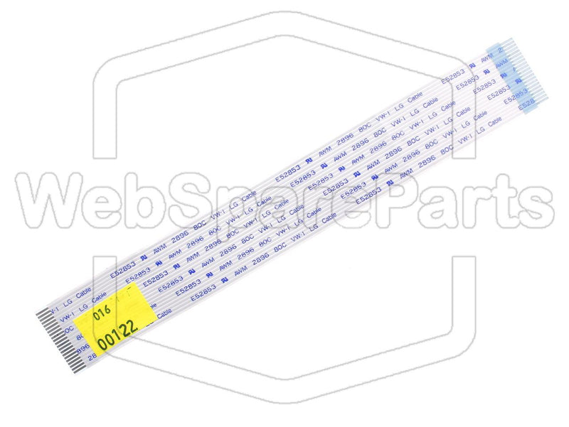 21 Pins Inverted Flat Cable L=198mm W=27.50mm