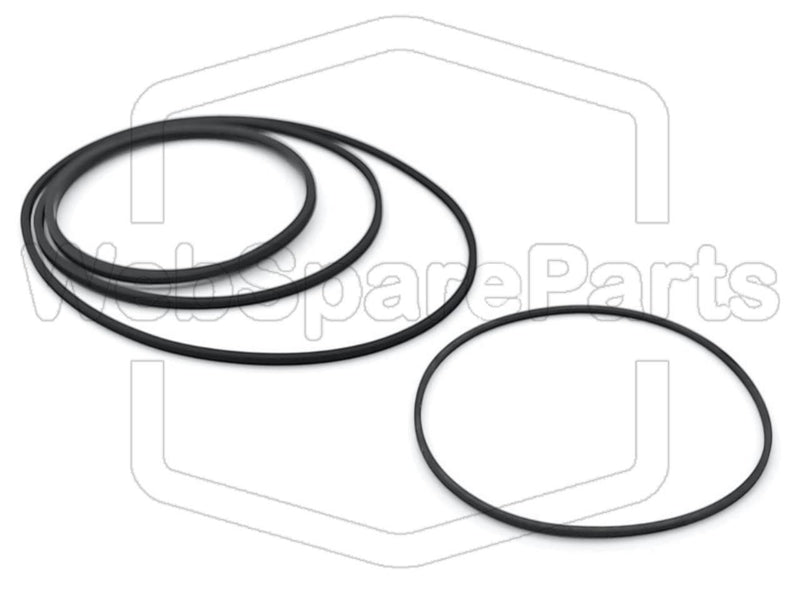 Belt Kit For Cassette Deck Sharp CP-301E