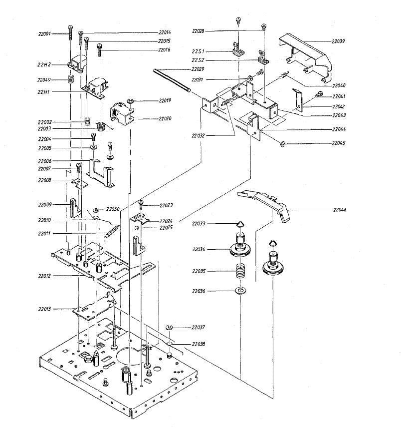Bang & Olufsen Beocenter 2200 (Arm) Part Position: 22103
