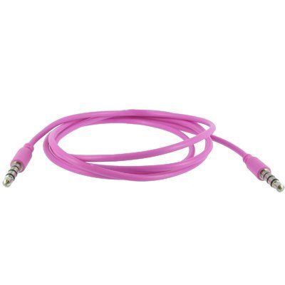 Cabo Jack 3.5mm Stereo Macho - Macho 0.75cm Rosa