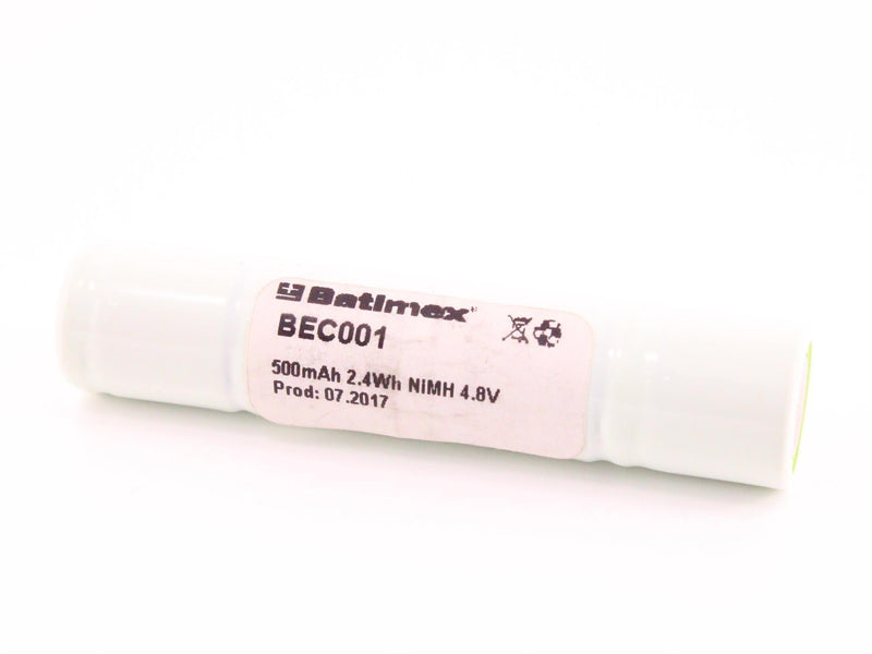 Batería Ni-MH AAA BEC001 4.8V 500mAh [Ø17.5x65.0mm] 