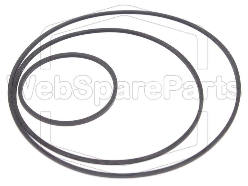 Belt Kit For Cassette Deck Philips D-6600 - WebSpareParts