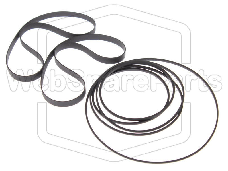 Belt Kit for Double Cassette Deck Technics RS-T25 - WebSpareParts