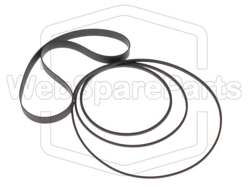 Belt kit for Stereo Cassette Deck Technics RS-B205 - WebSpareParts