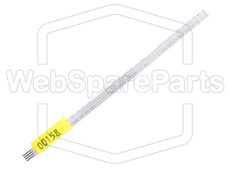 4 Pins Cable Plano L=140mm W=6.4mm